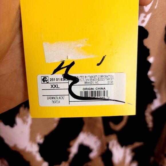 NWT Diane Von Furstenberg Halter Wide Leg Jumpsuit Brown Leopard Womens Plus 2X - Picture 2 of 9